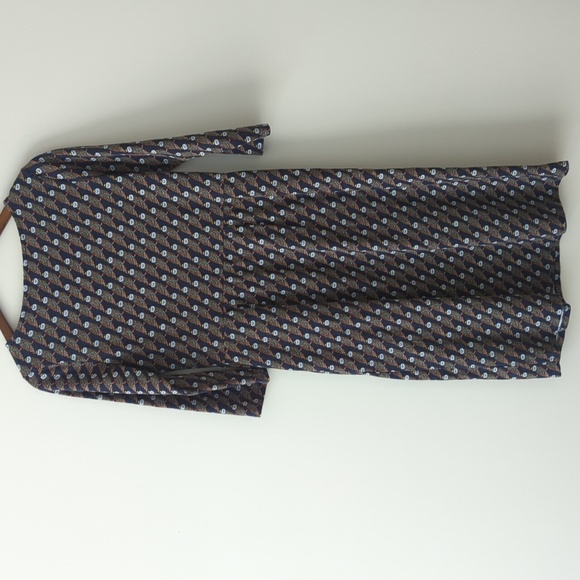 Boden Navy Regal Owl Penny Jersey Dress Size 8L - Picture 5 of 6